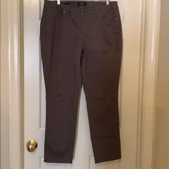Talbots Pants - Talbots Gray Cotton Pants Size 14W